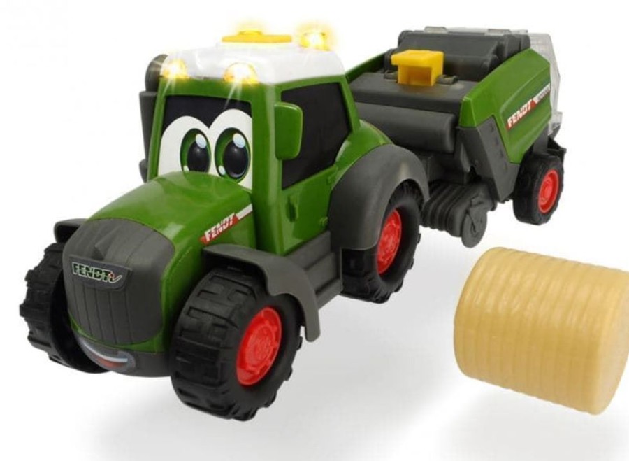 Dickie Toys Tractor Fendt Con Empacadora Con Sonido Primera Edad | Dickie Toys Primera Edad