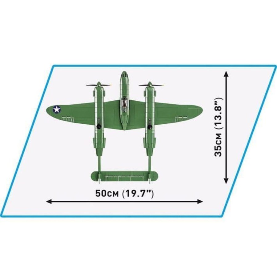 Cobi Avion Lockheed P-38 H Rayo De Cobi 5726 (545 Piezas) - Hobby Bloques Construccion Juguete