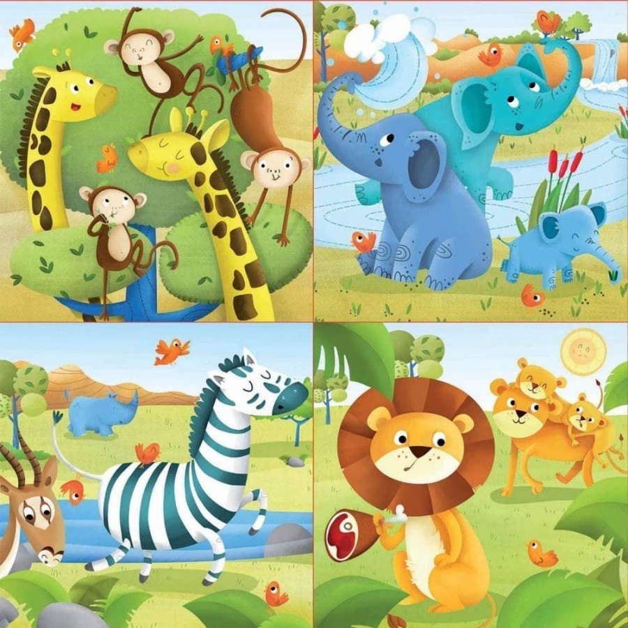 Educa Puzzle Animales Progresivo 12-16-20-25 Piezas Educa Puzzles