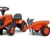 Falk Tractor Correpasillos Kubota Con Remolque, Pala Y Rastrillo Falk 260C Correpasillos