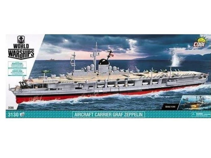 Cobi Portaaviones Graf Zeppelin De Cobi 3086 Para Construir 3130 Piezas Bloques Construccion Juguete