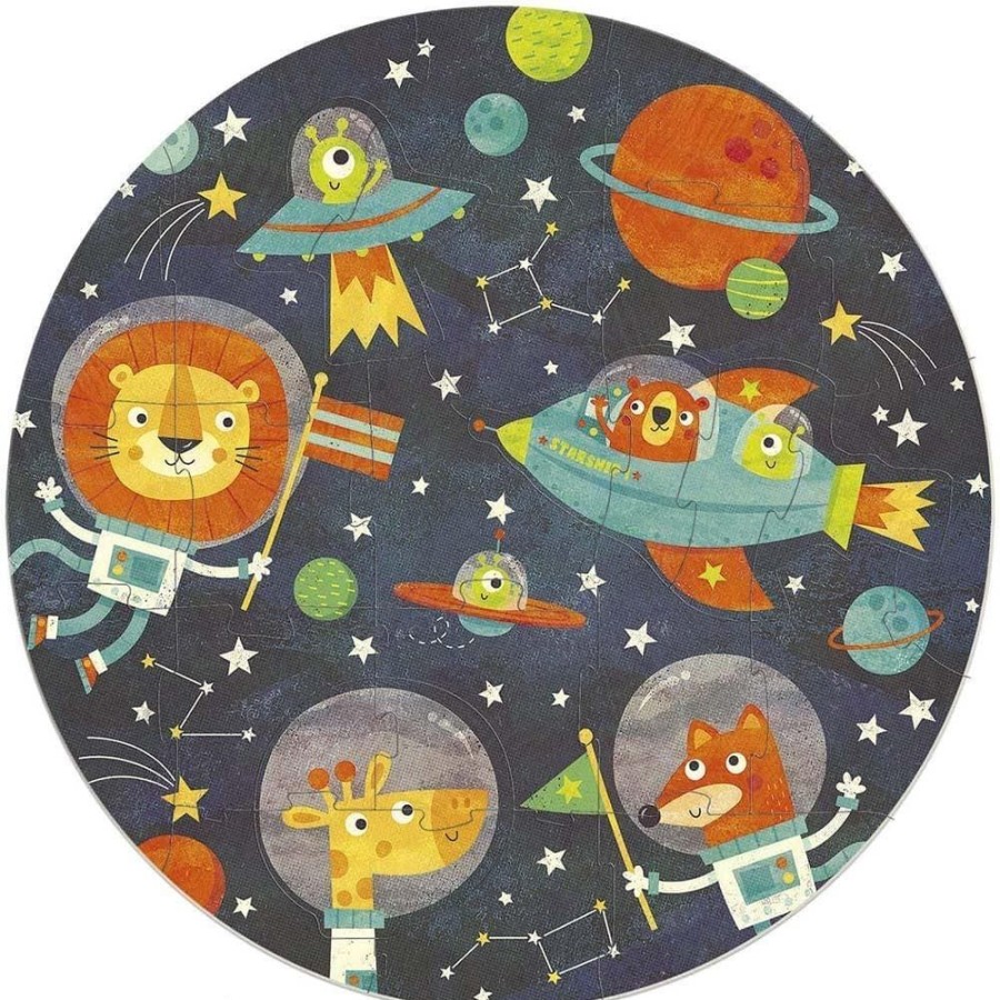 Educa Puzzle Redondo El Espacio 28 Piezas Educa - Otros Juguetes Puzzles