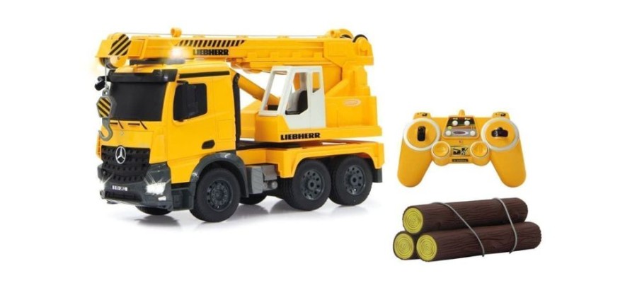 Jamara Camion Grua De Juguete Mercedes Benz Radiocontrol Liebherr 1:20 2,4 | Jamara Camiones Rc