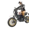 Bruder Moto Ducati Desert Sled + Conductor De Juguete Escala 1:16 Bruder Accesorios Bruder