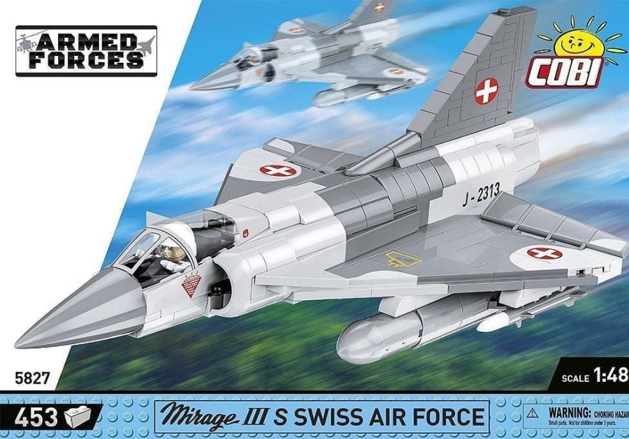 Cobi Avion Mirage Iiis Fuerza Aerea Suiza Cobi 5827 - Hobby Bloques Construccion Juguete