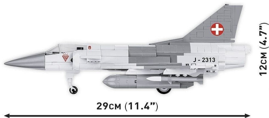 Cobi Avion Mirage Iiis Fuerza Aerea Suiza Cobi 5827 - Hobby Bloques Construccion Juguete