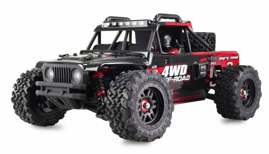 Busto juguetes Buggy Hyper Go Desert Sin Escobillas 4Wd 1:14 Rtr Negro/Rojo | Busto Juguetes Coches Rc