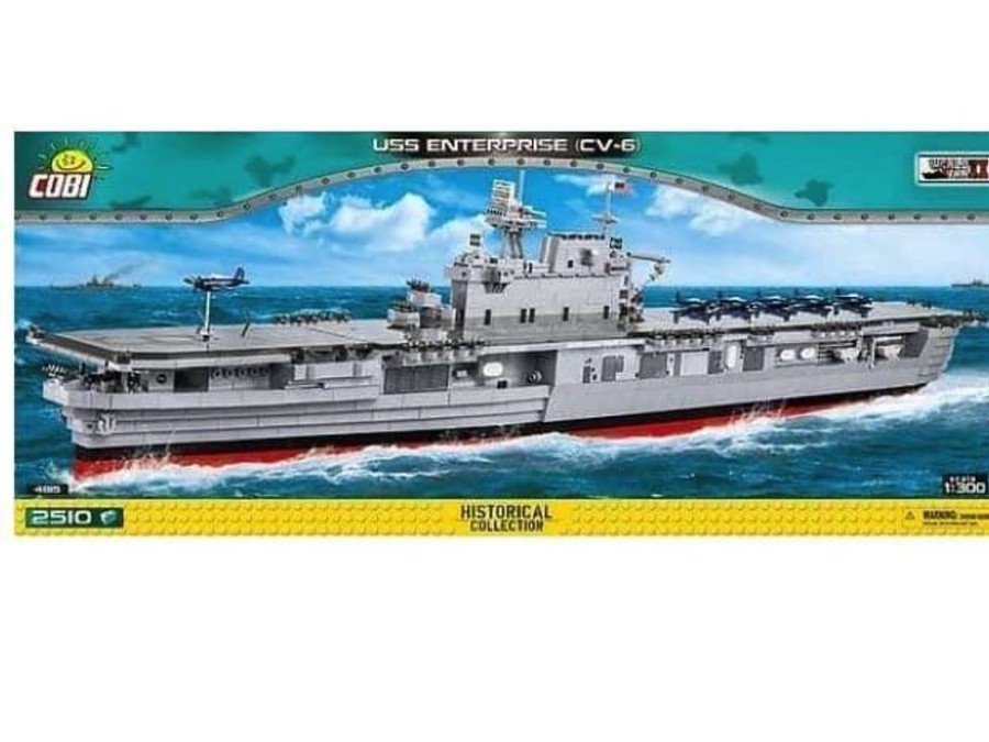 Cobi Portaaviones Uss Cv-6 De Construccion Cobi 4815 - Hobby Bloques Construccion Juguete