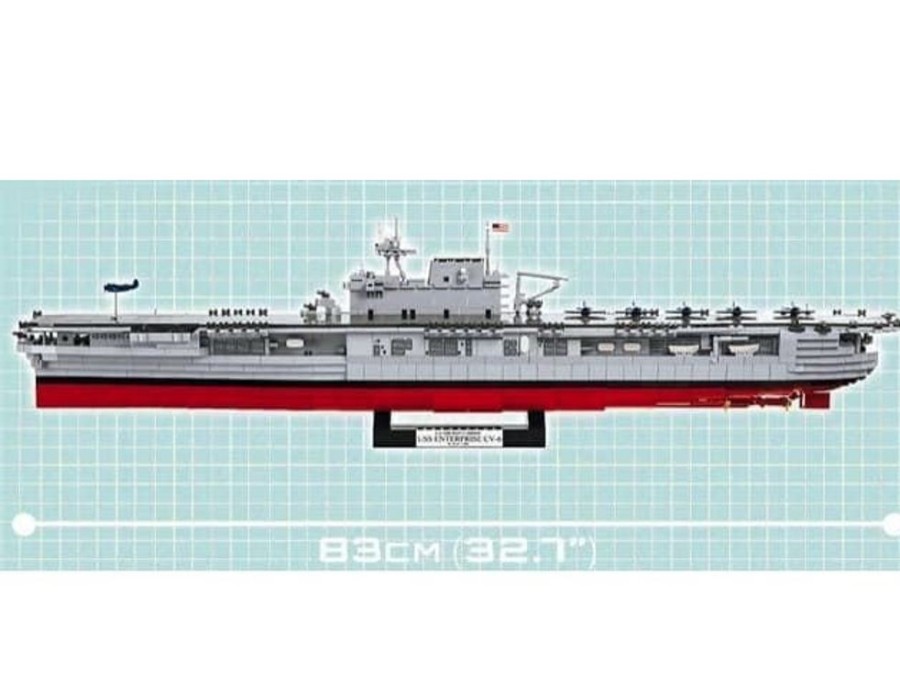 Cobi Portaaviones Uss Cv-6 De Construccion Cobi 4815 - Hobby Bloques Construccion Juguete