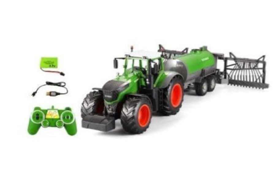 Busto juguetes Tractor Radiocontrol Con Cisterna De Juguete Esc 1:16 | Busto Juguetes Tractores Rc