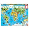 Educa Puzzle Infantil Mapa Animales 150 Piezas Educa Puzzles