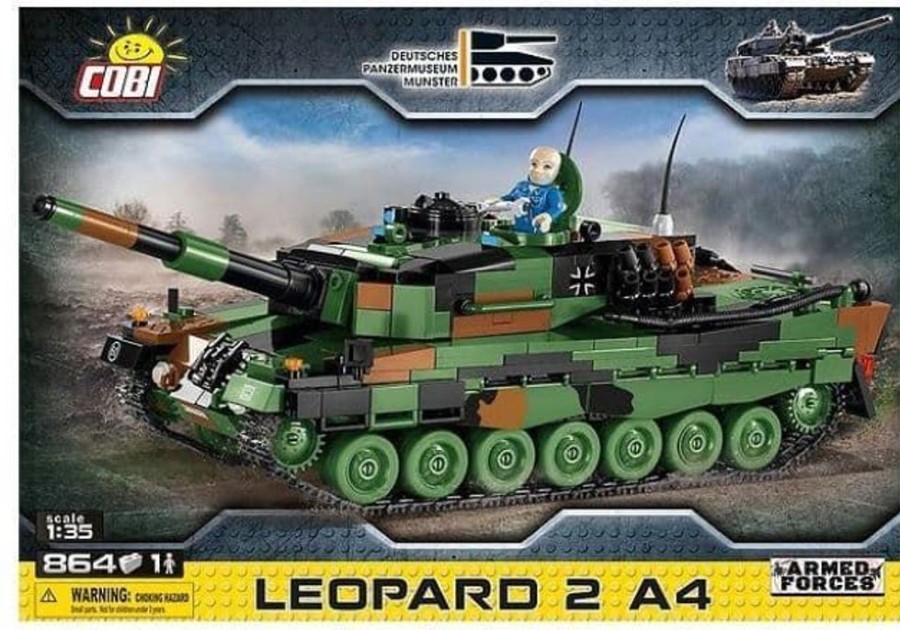 Cobi Tanque Cobi Leopard 2A4 Cobi 2618 (864 Piezas) - Hobby Bloques Construccion Juguete