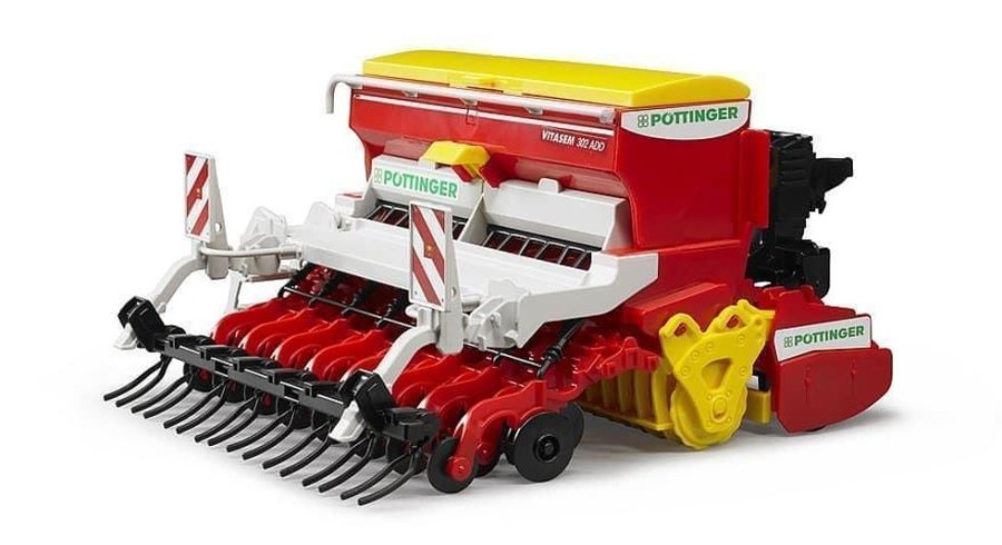 Bruder Sembradora De Juguete Pottinger Vitasem 302 Add-Escala 1:16 Bruder 023 Maquinaria Agricola Bruder