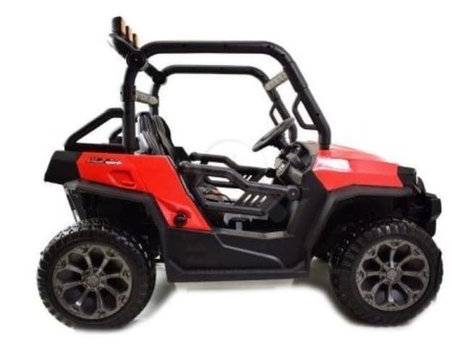 Busto juguetes Buggy De Bateria 12V Rojo 2 Plazas 4 Motores Control Remoto | Busto Juguetes Jeep Electricos Ninos