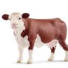 Schleich Vaca De Juguete Hereford Schleich 13867 - Granjas Y Animales Animales De Granja