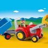 Playmobil 123 Tractor Con Remolque Playmobil 6964 - Hobby Primera Edad