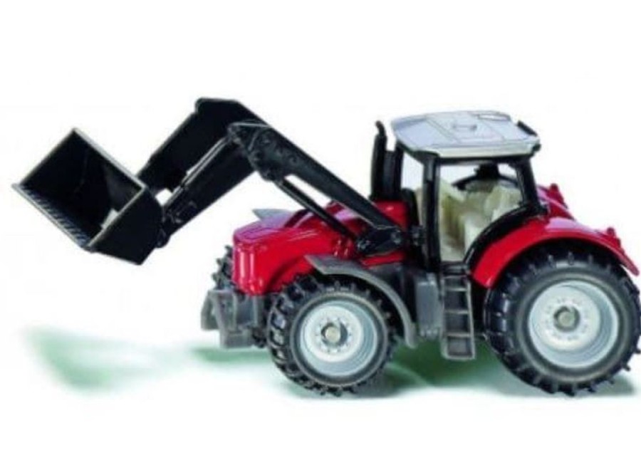 Siku Miniatura Tractor Con Pala Massey Ferguson De Juguete Siku 1484 Escala 1:87