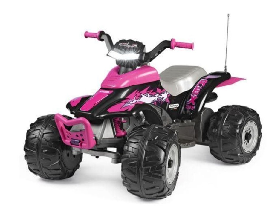 Peg Perego Quad Electrico 12V Corral T-Rex 330W Pink Con Luces Y Sonido Igor0101 Peg Perego Quads Electricos Ninos