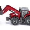 Siku Tractor Massey Ferguson Con Cargador Frontal De Juguete Esc 1:50 Siku 1985 Escala 1:50