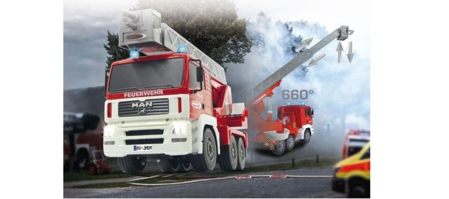 Jamara Camion De Bomberos De Juguete Man Radiocontrol 1:20 2,4Ghz | Jamara Camiones Rc