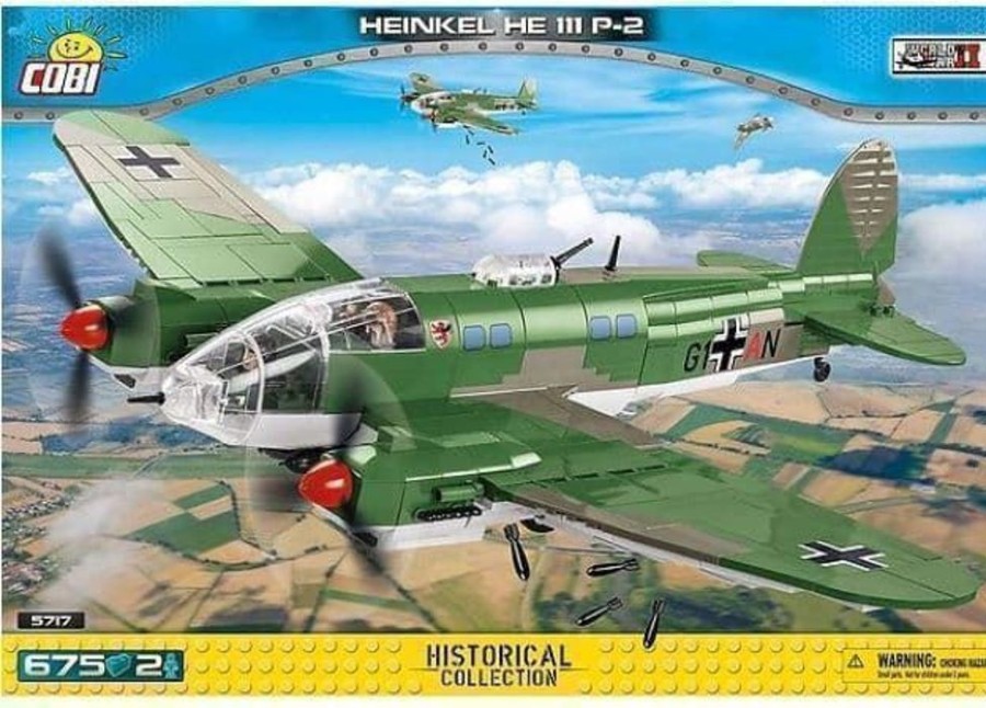 Cobi Avion Heinkel He 111 P-2 Cobi 5717 (675 Piezas) - Hobby Bloques Construccion Juguete