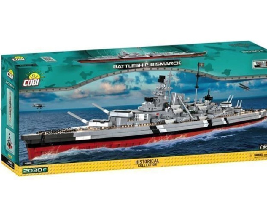 Cobi Barco Acorazado Bismarck Contruccion Cobi 4819 - Hobby Bloques Construccion Juguete