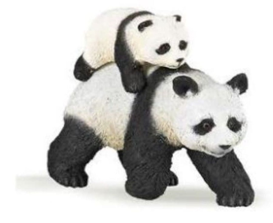 Papo Oso Panda Con Bebe Papo 50071 - Granjas Y Animales Animales Salvajes