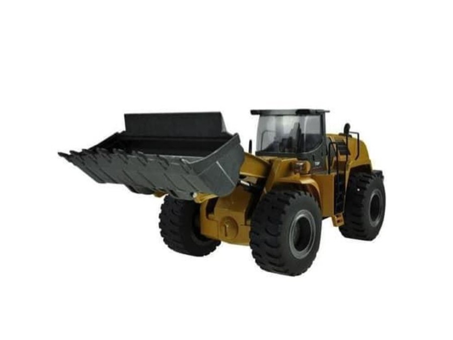 Busto juguetes Huina Metal Wheel Loader 1:14 2.4 Ghz Rtr V2 Control Remoto Con Bateria Recargable | Busto Juguetes Excavadoras Rc