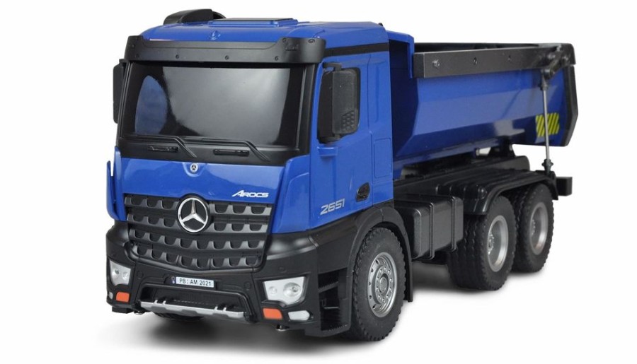 Busto juguetes Camion Mercedes Benz Volquete 2,4Ghz Rtr Azul | Busto Juguetes Camiones Rc