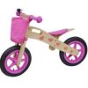 Jamara Bicicleta De Madera De Juguete Rosa | Jamara Correpasillos