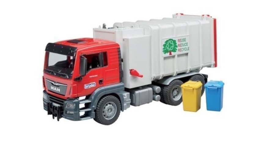 Bruder Camion De Basura Man Tgs De Juguete Escala 1:16 Bruder 03761 Camiones Bruder