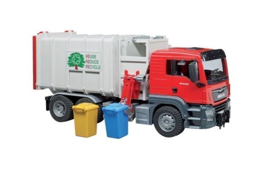 Bruder Camion De Basura Man Tgs De Juguete Escala 1:16 Bruder 03761 Camiones Bruder