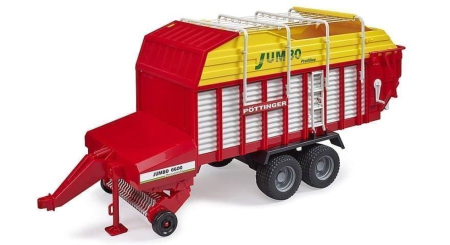 Bruder Autocargador De Juguete Pottinger Jumbo 6600- Escala 1:16 Bruder 02214 Remolques Bruder