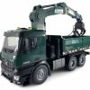 Busto juguetes Camion Grua Mercedes Benz Con Volquete Radiocontrol Verde De Juguete | Busto Juguetes Camiones Rc