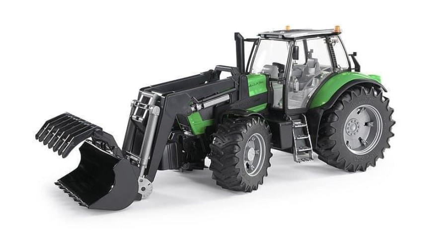 Bruder Tractor De Juguete Deuzt Agrotron X720 Con Pala.-Escala 1:16 Bruder 03 Tractores Bruder