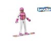 Bruder Muneco Chica De Snowboard Con Accesorios Bruder 60420 Accesorios Bruder