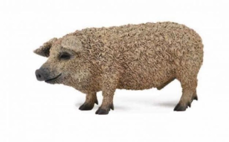 COLLECTA Cerdo De Juguete Mangalica | Collecta - Granjas Y Animales Animales De Granja