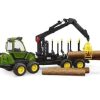 Bruder Autocargador De Juguete John Deere 1210E- Escala 1:16 Bruder 02133 Forestal Bruder