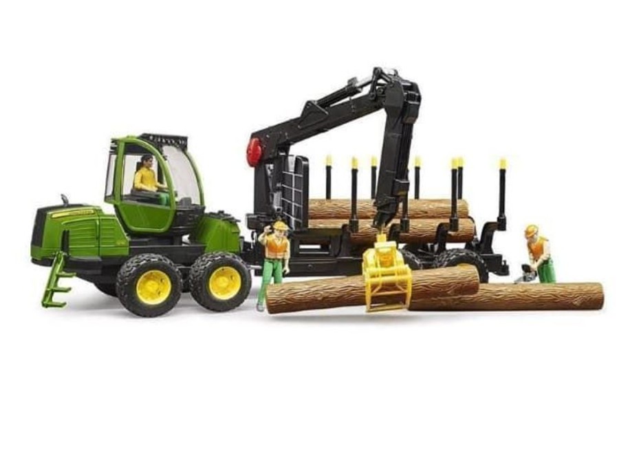 Bruder Autocargador De Juguete John Deere 1210E- Escala 1:16 Bruder 02133 Forestal Bruder