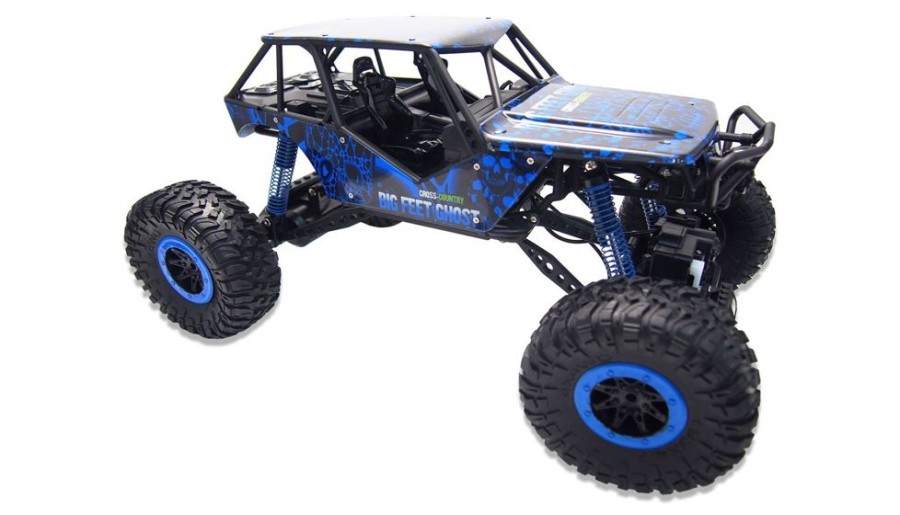 Busto juguetes Crawler Crazy Rock Azul 4X4 1:10 Rtr | Busto Juguetes Coches Rc