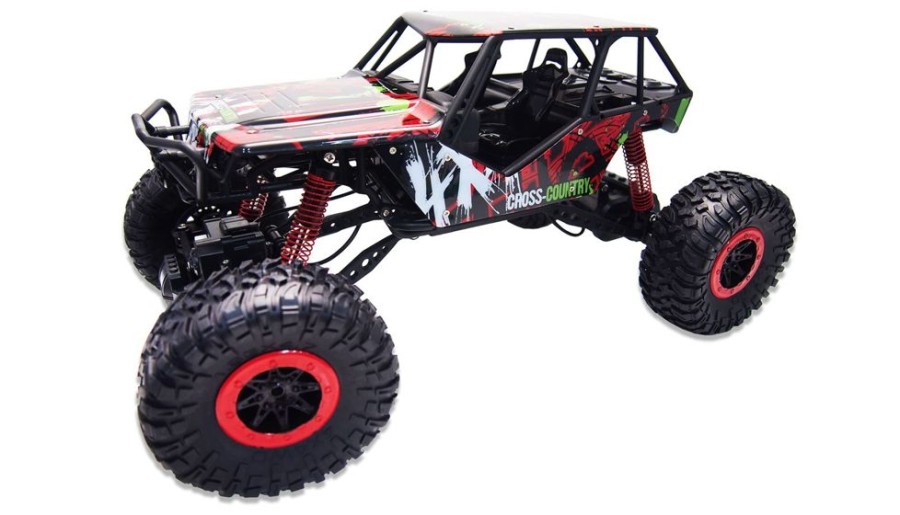 Busto juguetes Crawler Crazy Rock Rojo 4X4 1:10 Rtr | Busto Juguetes Coches Rc