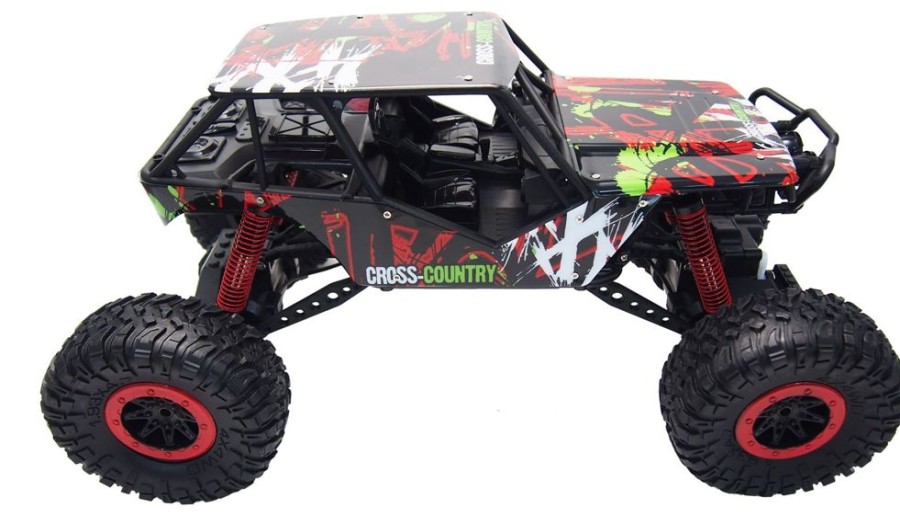 Busto juguetes Crawler Crazy Rock Rojo 4X4 1:10 Rtr | Busto Juguetes Coches Rc