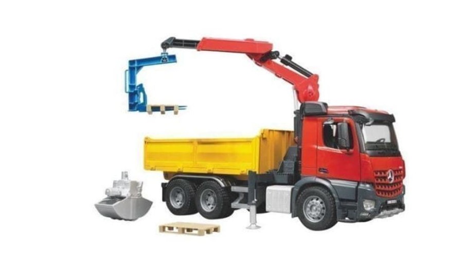 Bruder Camion Grua De Juguete Mercedes Benz Mb Arocs - Escala 1:16 Bruder 03651 Camiones Bruder