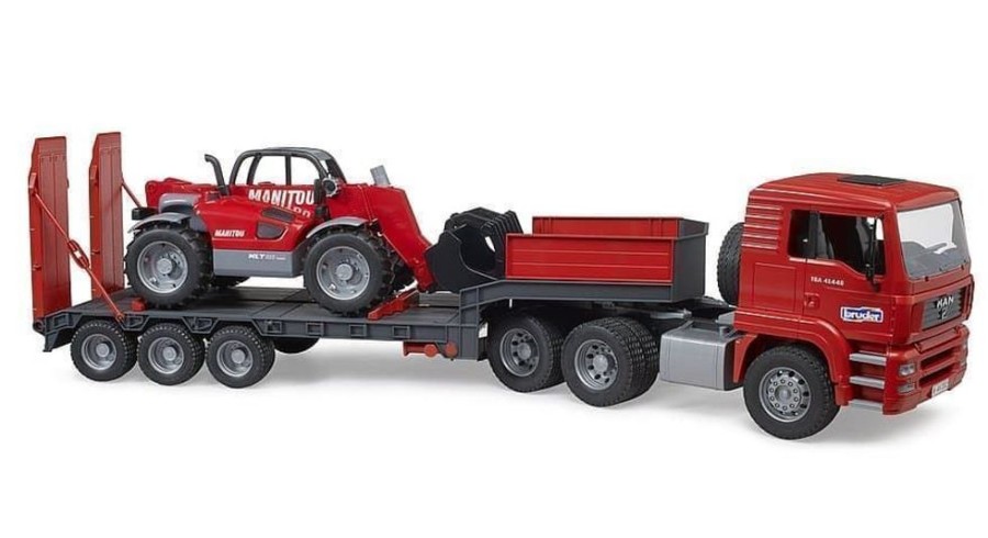 Bruder Camion Man Tgs Con Plataforma Y Telescopica Manitou De Juguete Bruder 02774 Novedades Bruder 2023