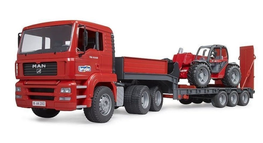 Bruder Camion Man Tgs Con Plataforma Y Telescopica Manitou De Juguete Bruder 02774 Novedades Bruder 2023