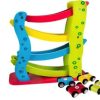 COLORBABY Pista De Coches De Madera Con 4 Coches | Colorbaby Juguetes De Madera