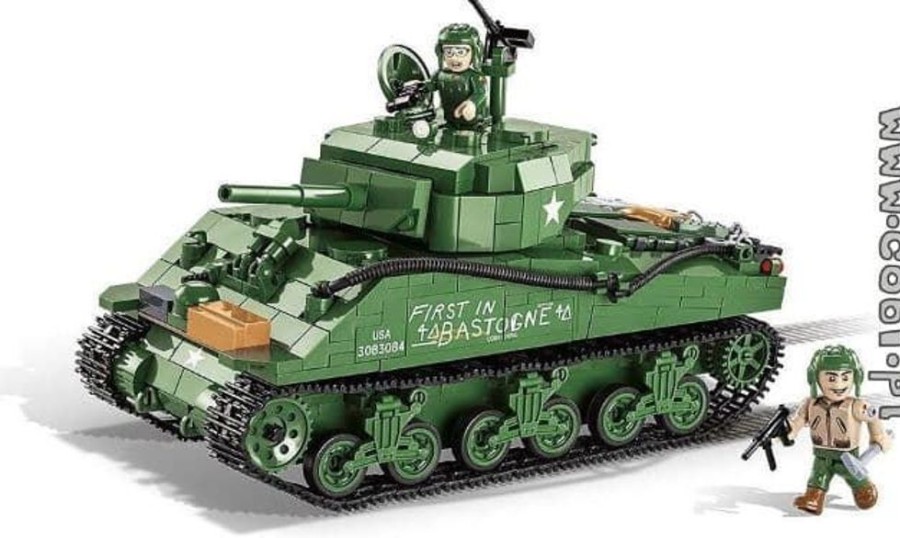 Cobi Tanque Sherman M4A3E2 Jumbo Cobi 2550 (720 Piezas) - Hobby Bloques Construccion Juguete