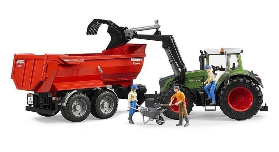 Bruder Tractor De Juguete Fendt 936 Vario Con Pala-Escala 1:16 Bruder 03041 Tractores Bruder