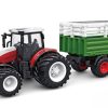 Busto juguetes Tractor Rc Con Remolque De Ganado Con Luz Y Sonido 1:24 | Busto Juguetes Tractores Rc