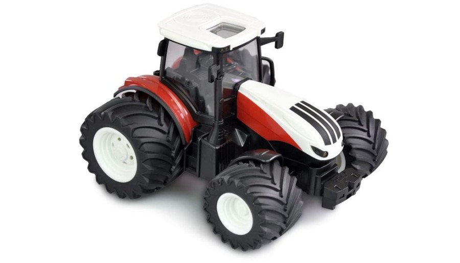 Busto juguetes Tractor Rc Con Remolque De Ganado Con Luz Y Sonido 1:24 | Busto Juguetes Tractores Rc